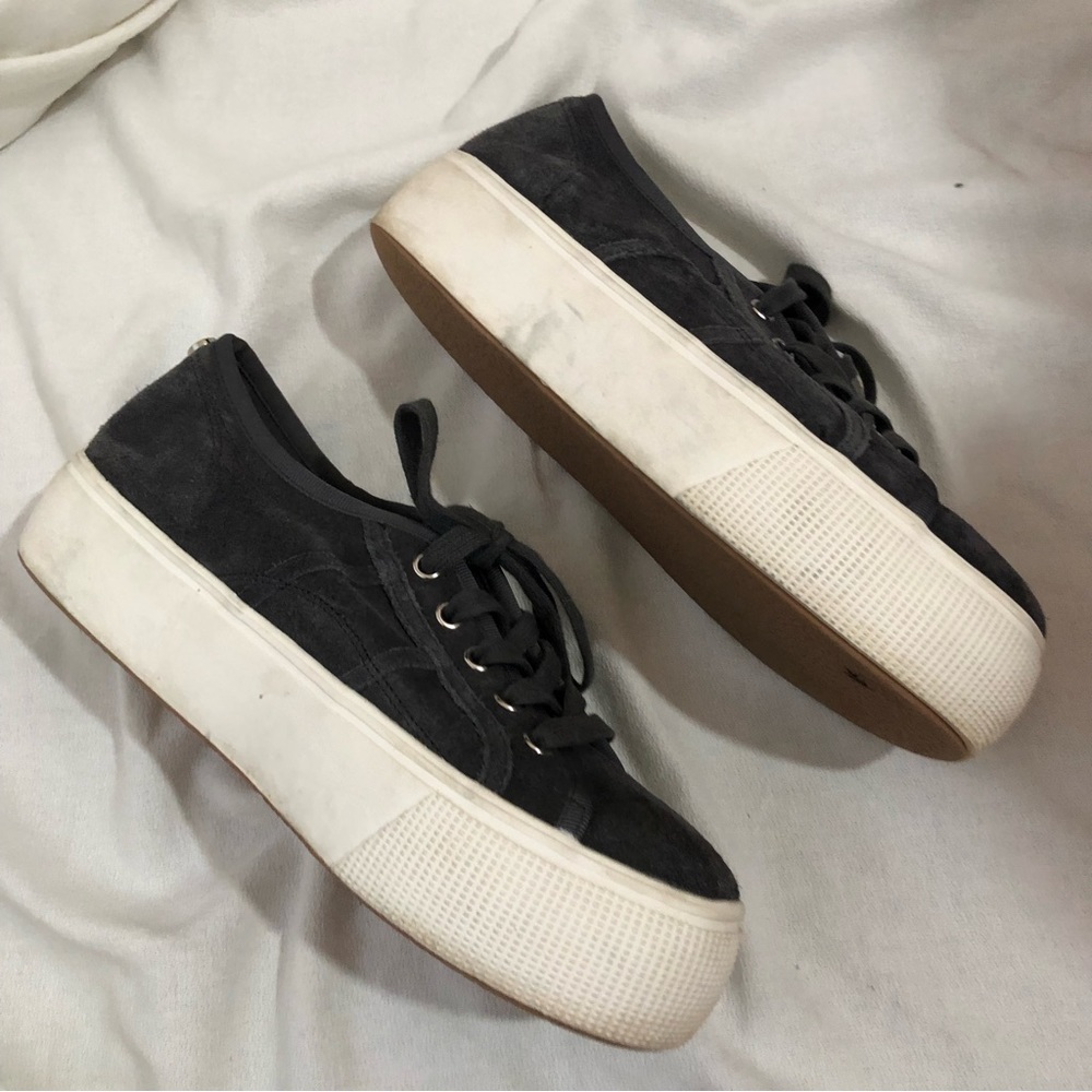 Steve Madden Gray Suede Sneakers - Picture 7 of 15